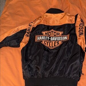 Harley-Davidson Bold Black and Orange Jacket